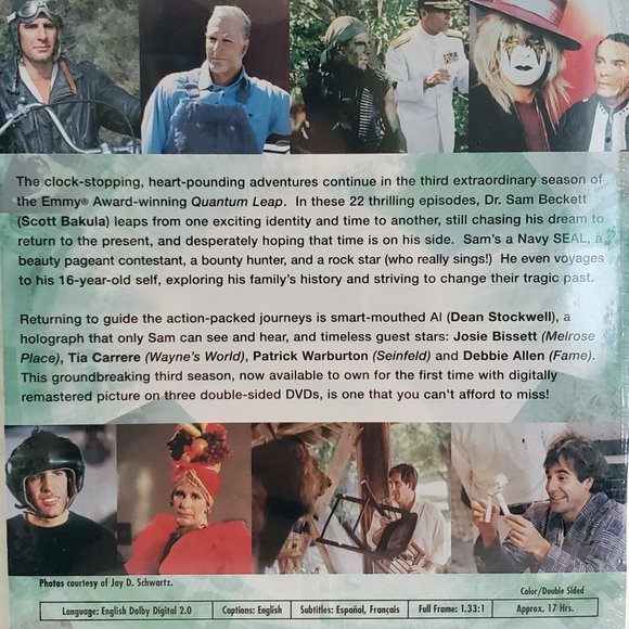 NEW Quantum Leap Complete Thirds Season DVD (Sealed) NIB - Picture 3 of 5